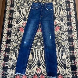 Zara Skinny Distressed Jeans